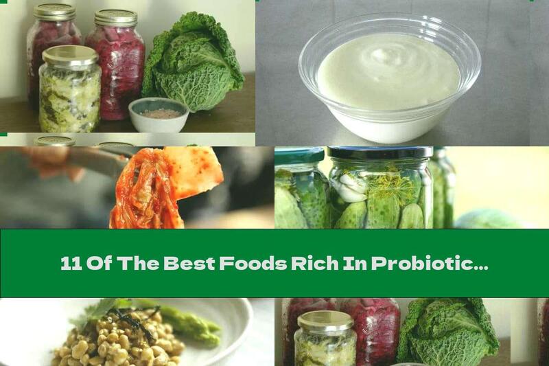 11 Of The Best Foods Rich In Probiotics