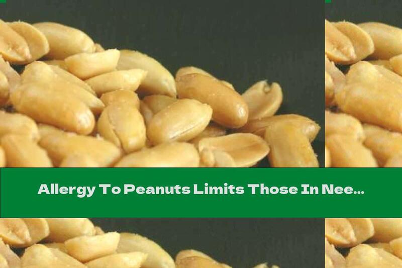 Allergy To Peanuts Limits Those In Need Of Transplantation