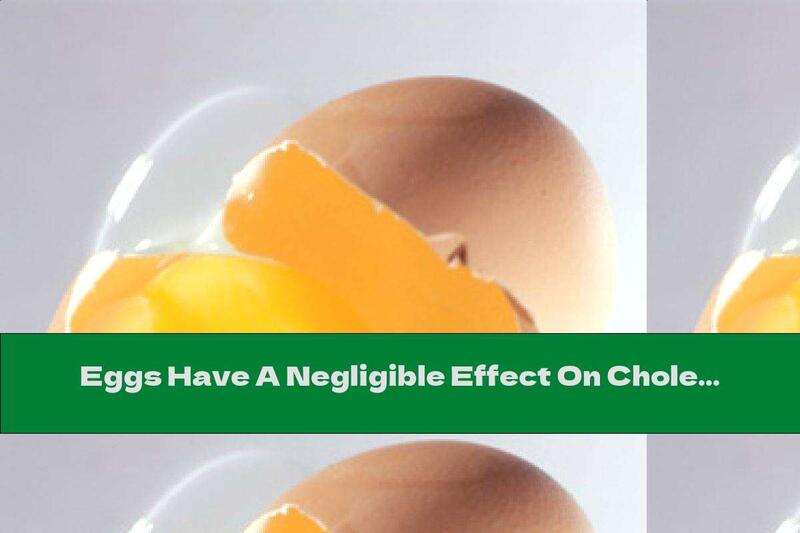 Eggs Have A Negligible Effect On Cholesterol