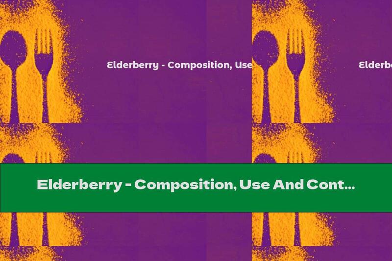 Elderberry - Composition, Use And Contraindications