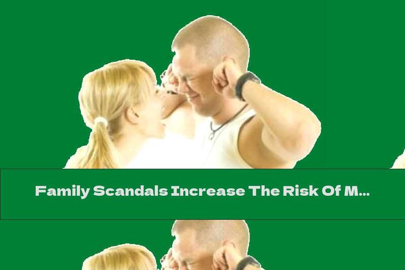 Family Scandals Increase The Risk Of Metabolic Syndrome