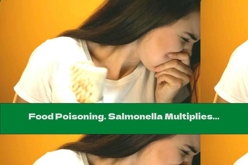 Food Poisoning. Salmonella Multiplies At A Temperature Of About 35 ° C