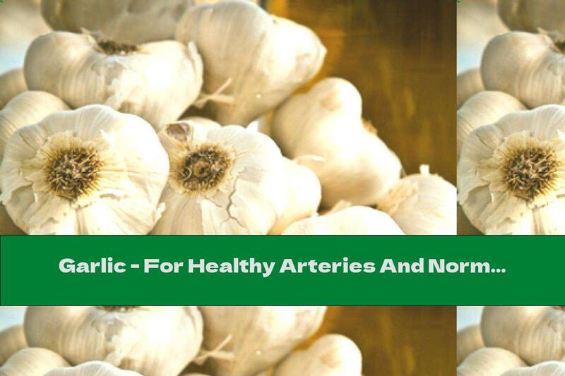 Garlic - For Healthy Arteries And Normal Blood