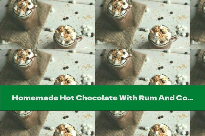 Homemade Hot Chocolate With Rum And Coconut