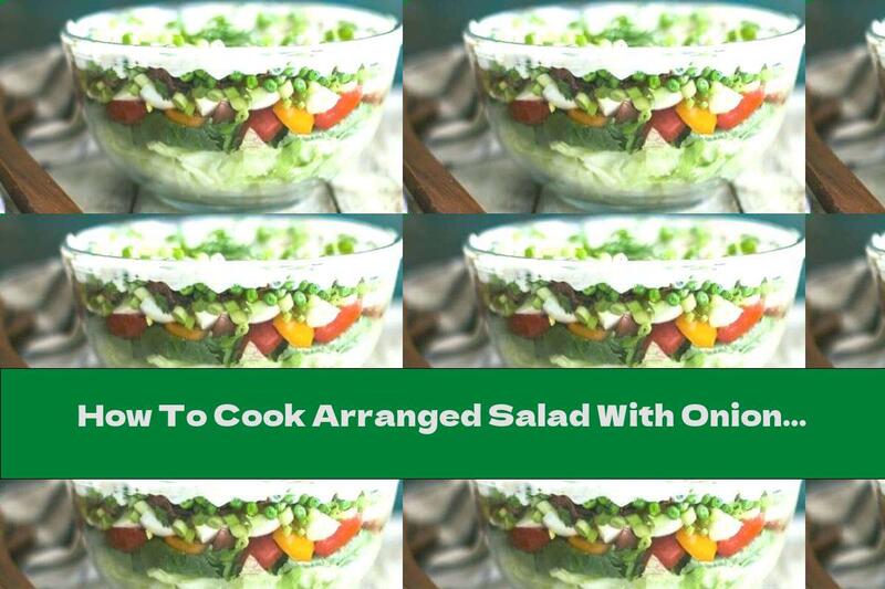 How To Cook Arranged Salad With Onion Milk Sauce - Recipe