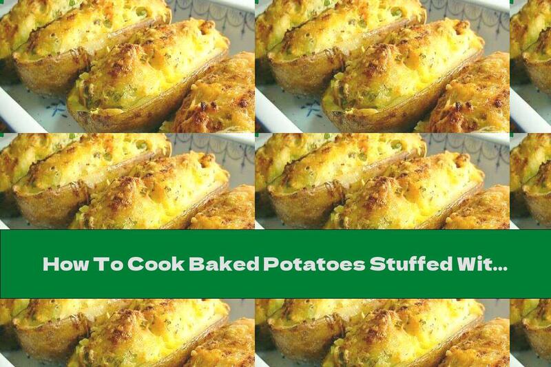 How To Cook Baked Potatoes Stuffed With Bolognese And Cheese - Recipe