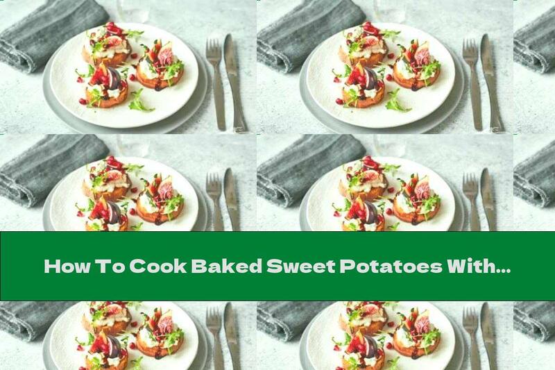 How To Cook Baked Sweet Potatoes With Figs And Yogurt - Recipe