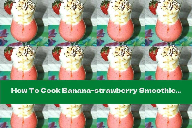 How To Cook Banana-strawberry Smoothie With Yogurt - Recipe