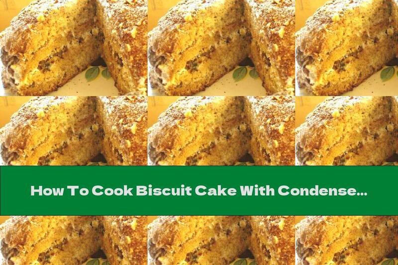 How To Cook Biscuit Cake With Condensed Milk And Ice Cream - Recipe