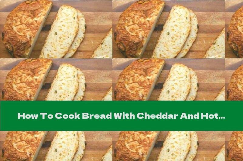 How To Cook Bread With Cheddar And Hot Peppers, Baked In A Cast Iron Pan - Recipe