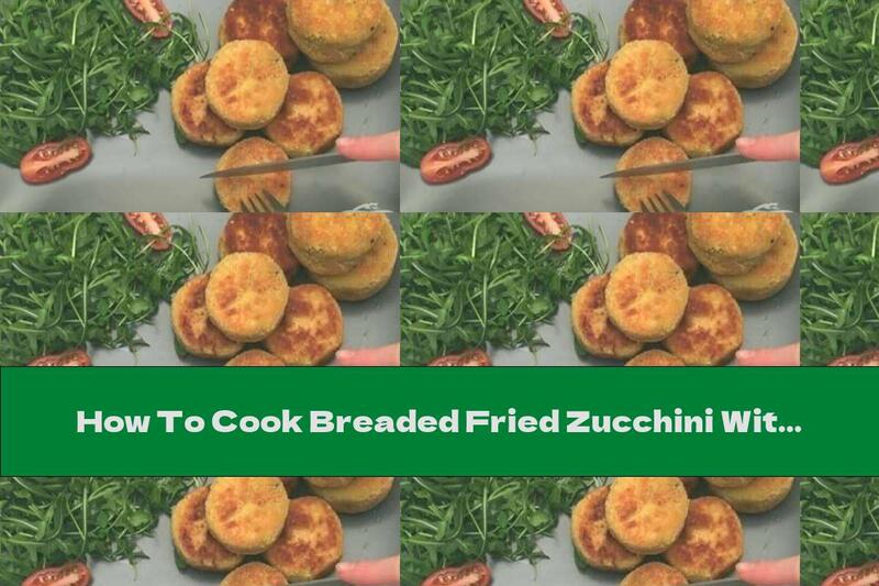 How To Cook Breaded Fried Zucchini With Spinach, Cream Cheese And Mozzarella - Recipe