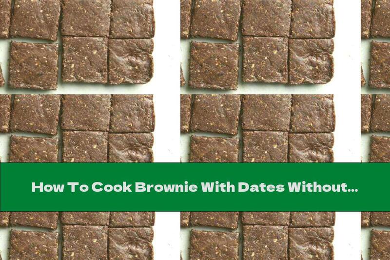 How To Cook Brownie With Dates Without Baking (Vegan) - Recipe