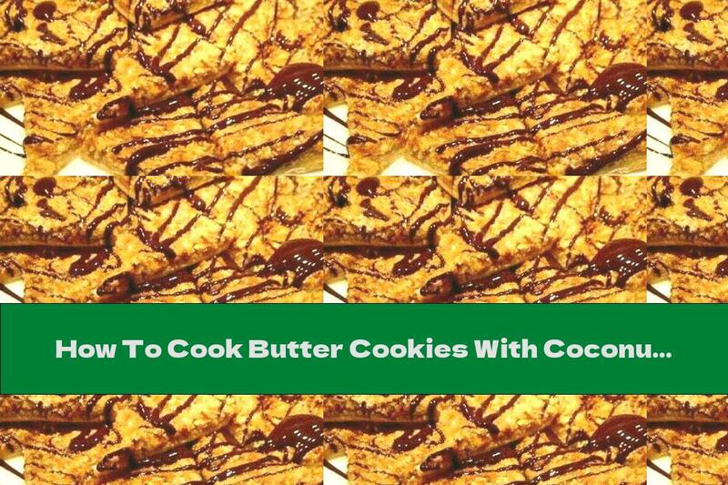 How To Cook Butter Cookies With Coconut, Apricot Jam And Walnuts - Recipe
