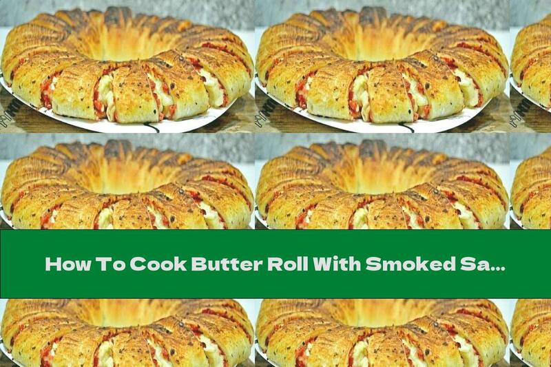 How To Cook Butter Roll With Smoked Sausage, Cheese And Mustard - Recipe
