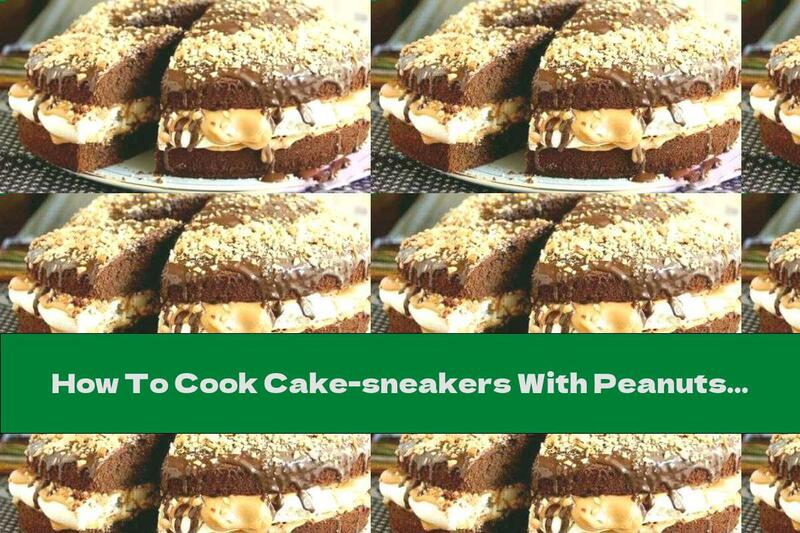 How To Cook Cake-sneakers With Peanuts And Chocolate Glaze - Recipe