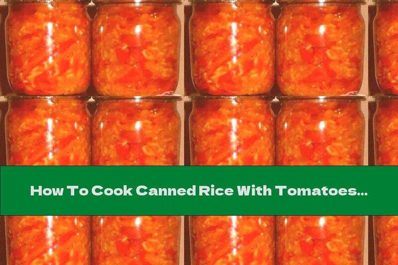 How To Cook Canned Rice With Tomatoes And Zucchini - Recipe