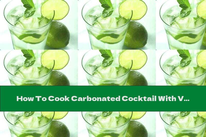 How To Cook Carbonated Cocktail With Vodka, Lemon Syrup And Rosemary - Recipe