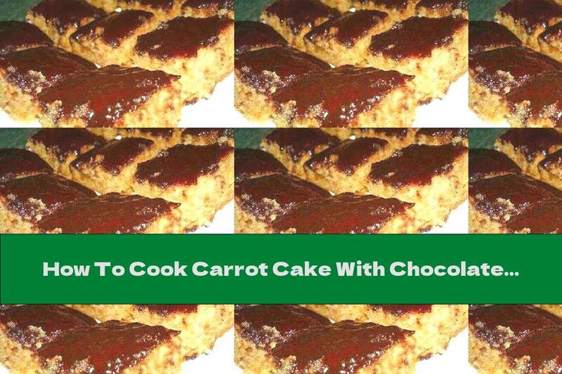 How To Cook Carrot Cake With Chocolate Glaze - Recipe