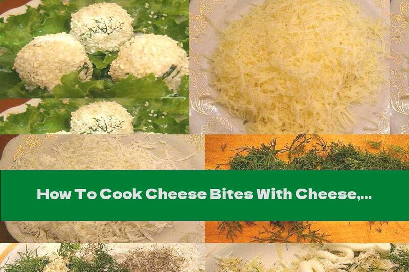 How To Cook Cheese Bites With Cheese, Olives And Sesame - Recipe