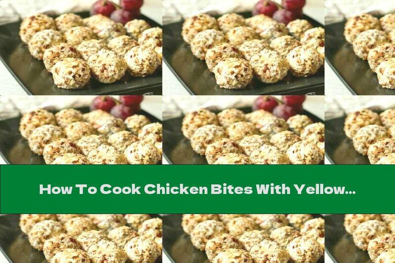 How To Cook Chicken Bites With Yellow Cheese And Walnuts - Recipe