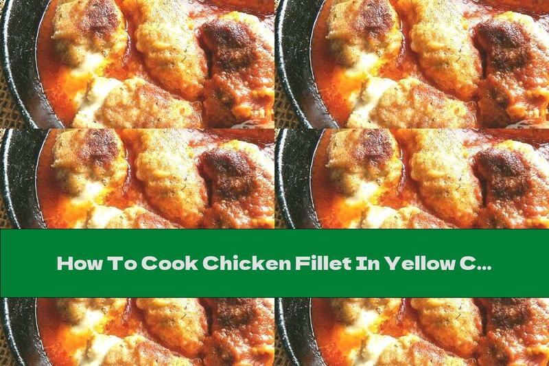 How To Cook Chicken Fillet In Yellow Cheese Bread And Baked Tomatoes - Recipe
