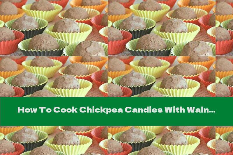 How To Cook Chickpea Candies With Walnuts, Honey And Cinnamon - Recipe
