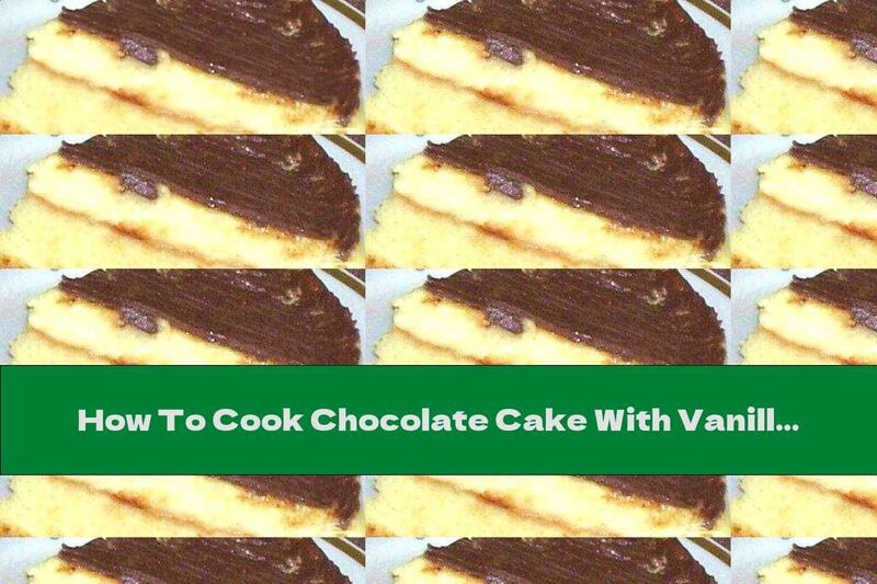 How To Cook Chocolate Cake With Vanilla Pudding And Cream - Recipe