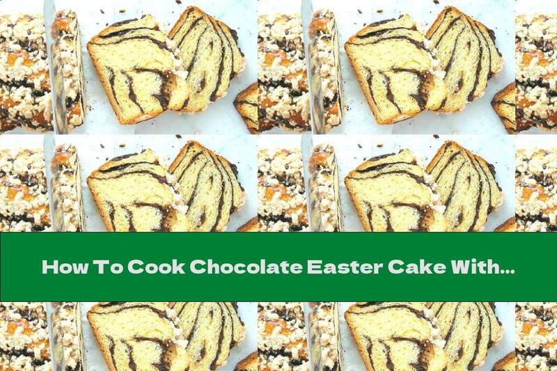 How To Cook Chocolate Easter Cake With Orange Icing And Cookies - Recipe
