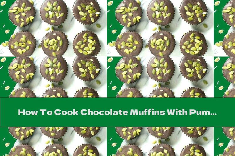How To Cook Chocolate Muffins With Pumpkin Cream And Caramel - Recipe