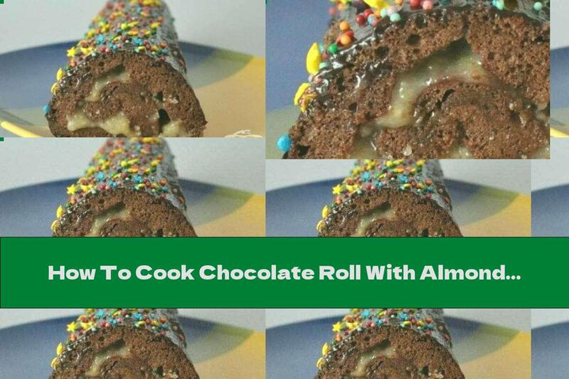 How To Cook Chocolate Roll With Almond Cream And Icing - Recipe