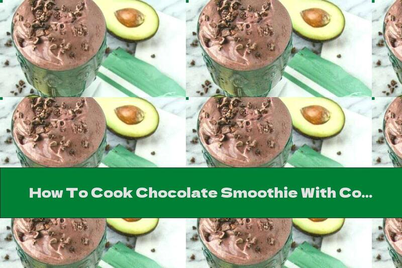 How To Cook Chocolate Smoothie With Collagen And Cherries - Recipe
