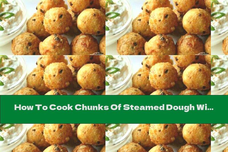 How To Cook Chunks Of Steamed Dough With Bacon And Hot Pepper - Recipe