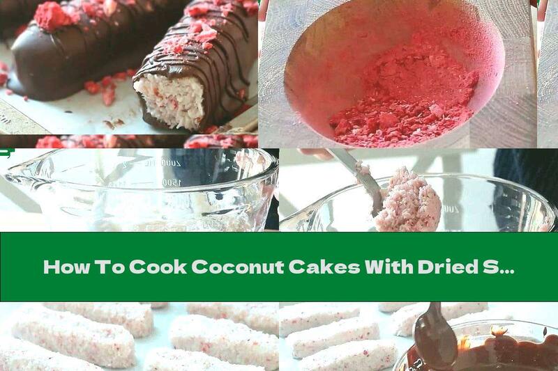How To Cook Coconut Cakes With Dried Strawberries And Chocolate - Recipe