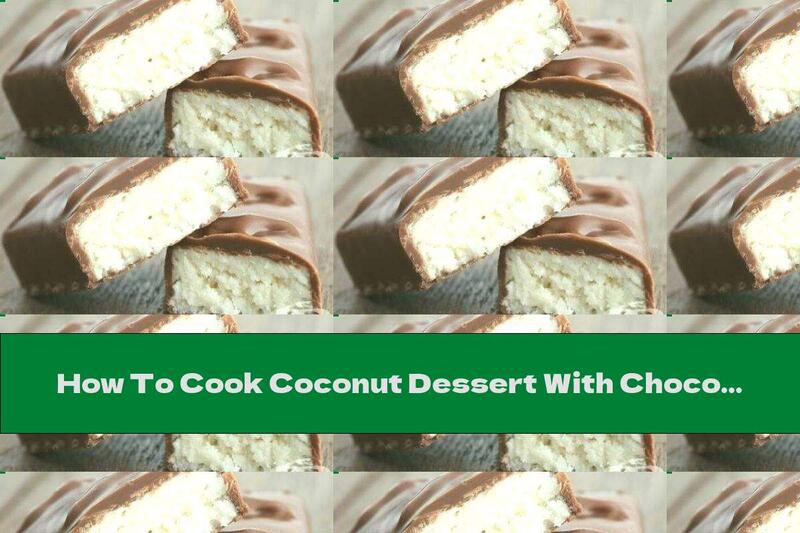 How To Cook Coconut Dessert With Chocolate Glaze - Recipe