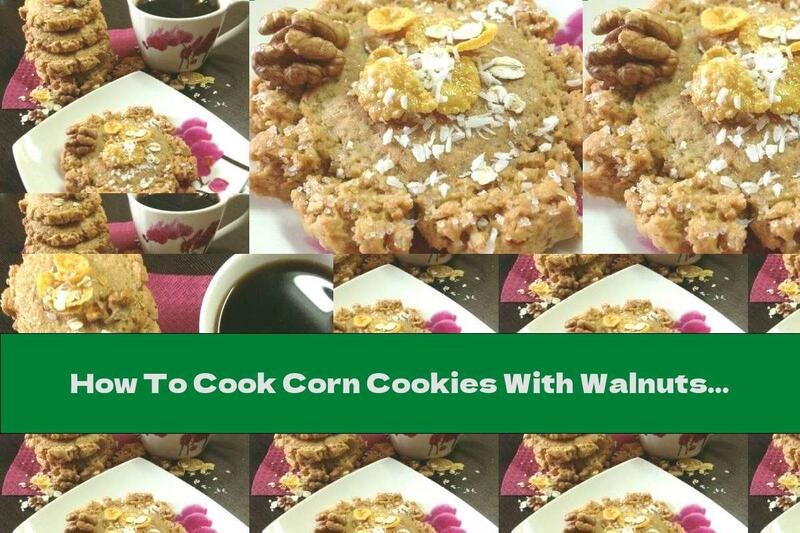 How To Cook Corn Cookies With Walnuts And Coconut Shavings - Recipe