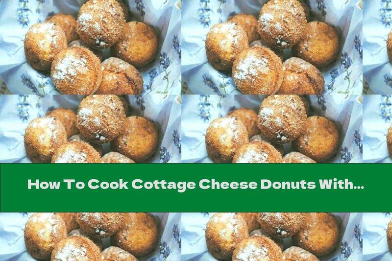 How To Cook Cottage Cheese Donuts With Coconut And Chocolate - Recipe