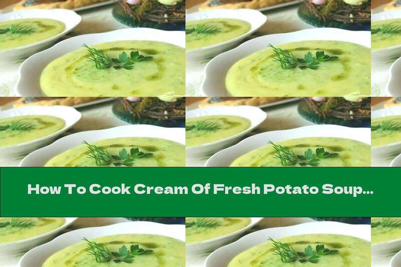 How To Cook Cream Of Fresh Potato Soup With Broccoli, Parsley And Basil - Recipe