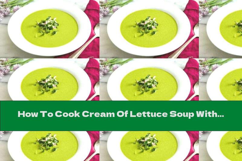 How To Cook Cream Of Lettuce Soup With Garlic And Parsley - Recipe