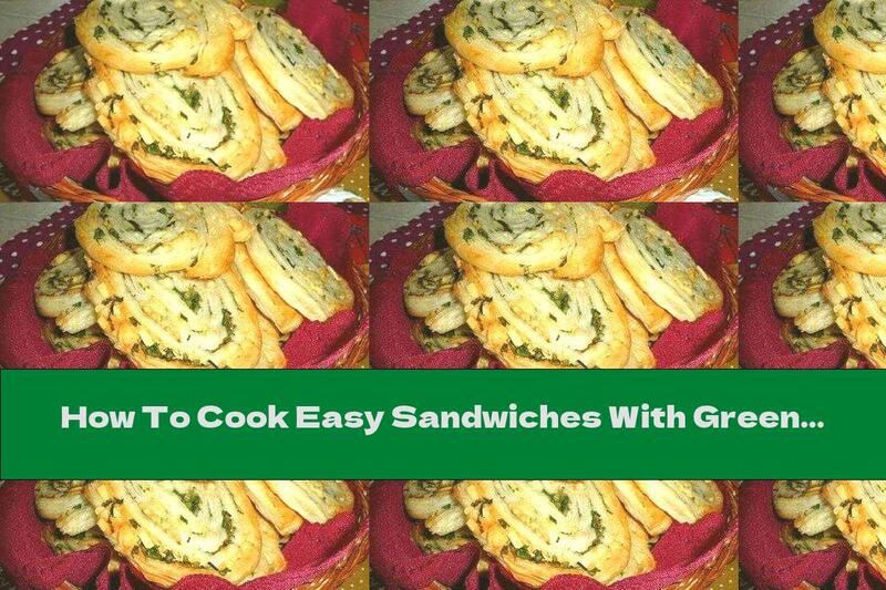 How To Cook Easy Sandwiches With Green Onions, Egg And Cheese - Recipe