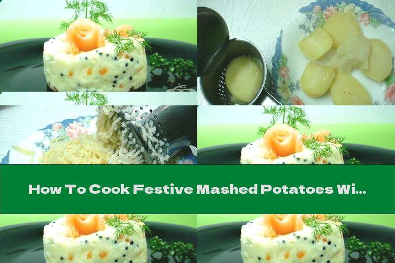 How To Cook Festive Mashed Potatoes With Salmon Caviar - Recipe