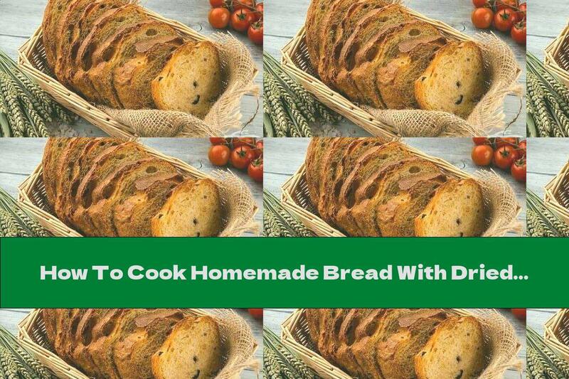How To Cook Homemade Bread With Dried Tomatoes And Slices Of Olives (for Bakery) - Recipe