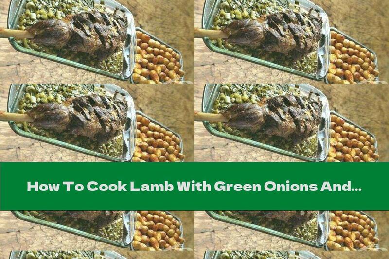 How To Cook Lamb With Green Onions And Baked Potatoes - Recipe