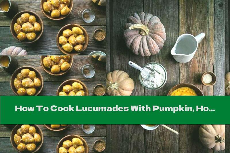 How To Cook Lucumades With Pumpkin, Honey Caramel And Walnuts - Recipe