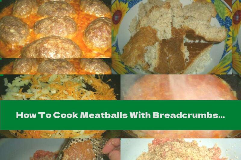 How To Cook Meatballs With Breadcrumbs Of Flaxseed Flour In Vegetable Sauce - Recipe