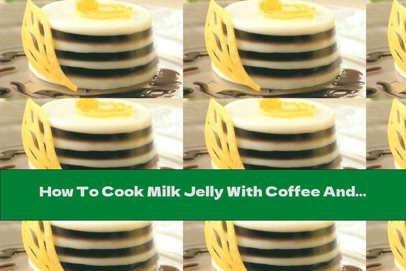 How To Cook Milk Jelly With Coffee And Vanilla - Recipe