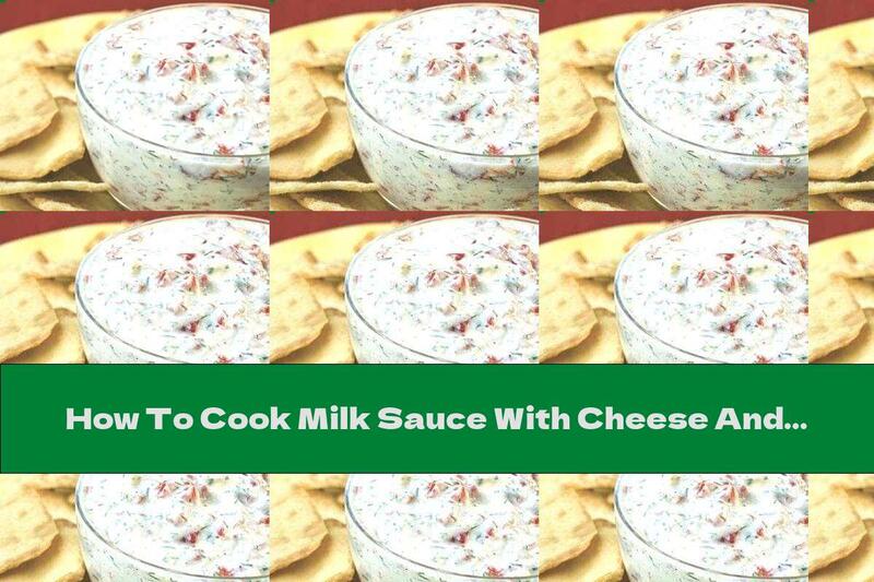 How To Cook Milk Sauce With Cheese And Red Peppers - Recipe
