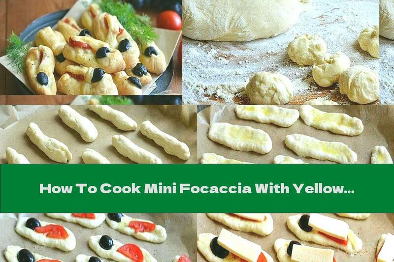 How To Cook Mini Focaccia With Yellow Cheese And Olives - Recipe