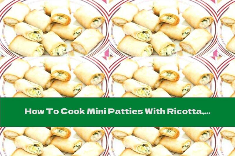 How To Cook Mini Patties With Ricotta, Spinach And Pine Nuts - Recipe