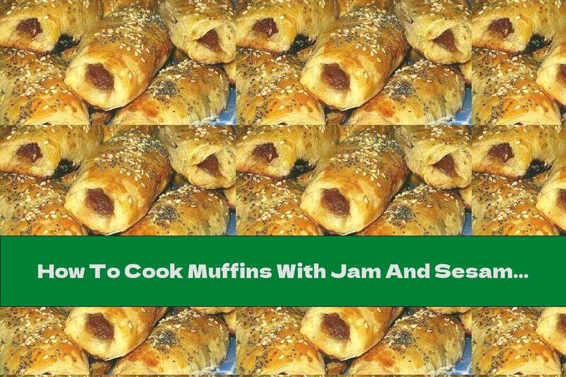 How To Cook Muffins With Jam And Sesame - Recipe