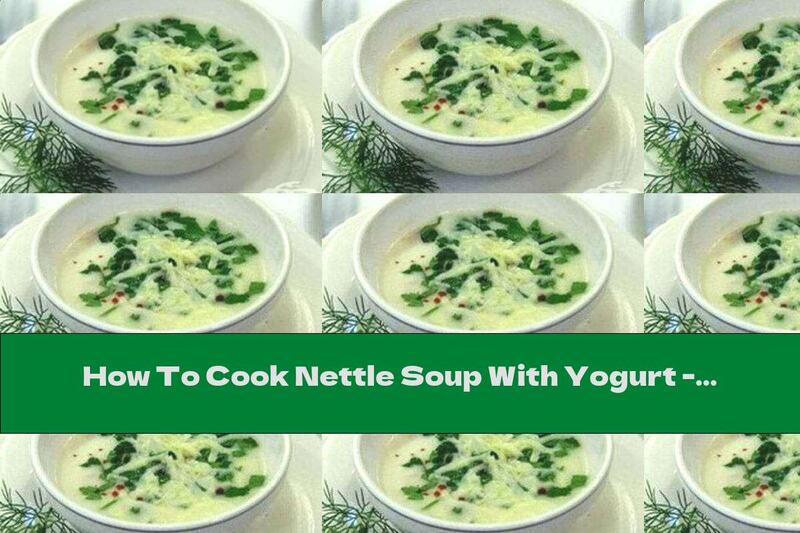How To Cook Nettle Soup With Yogurt - Recipe